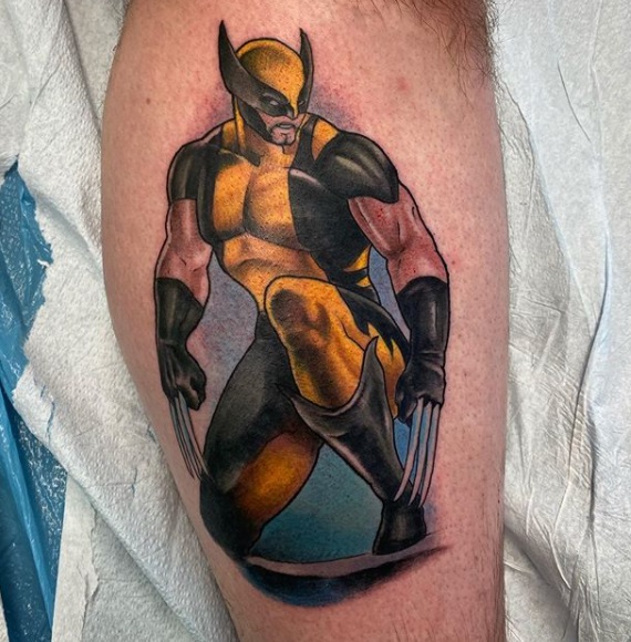 Color Tattoo of Wolverine
